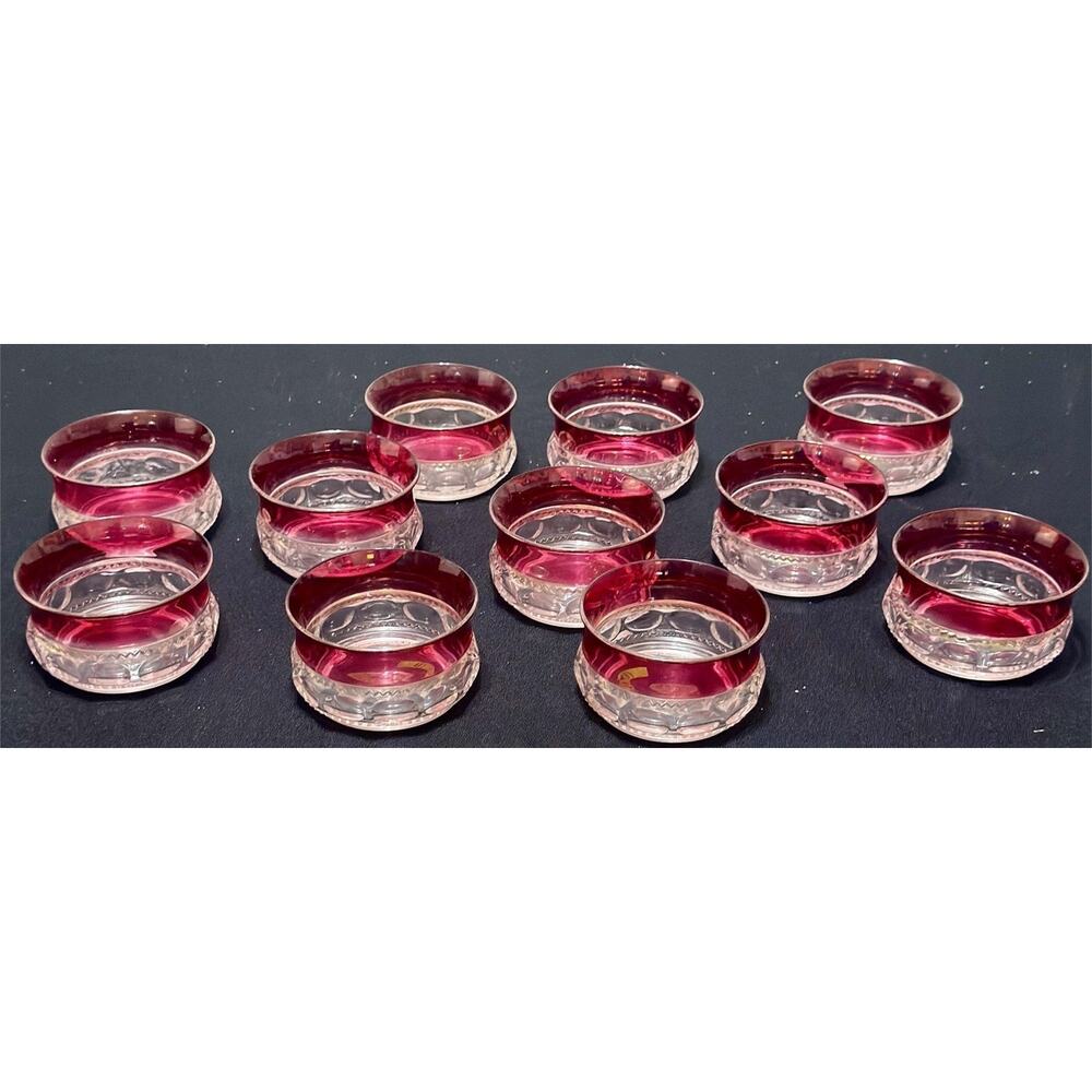 Set of 11 Vintage King's Crown Pattern Dessert/Finger Bowls